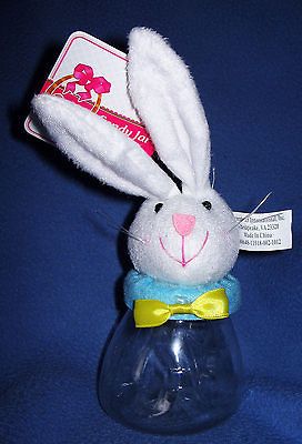 Alice in Wonderland White Rabbit Figurine Toy Jelly Bean Candy Jar
