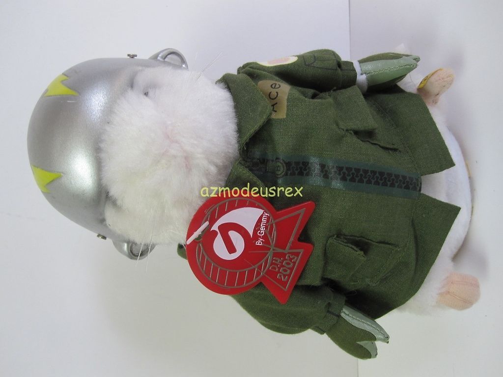 Gemmy Dancing Hamster Captain Carl Air Force Military 8 Musical Toy
