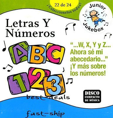 Letras Y Numeros Childrens Spanish Songs CD New
