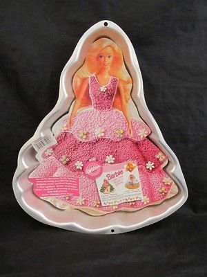 Wilton Cake Pan BEAUTIFUL DAY BARBIE 2105 3500 Insert Instructions