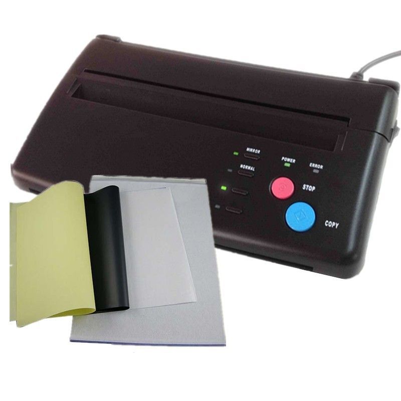 TATTOO TRANSFER MACHINE THERMAL COPIER STENCIL PRINTER + 20PCS PAPER