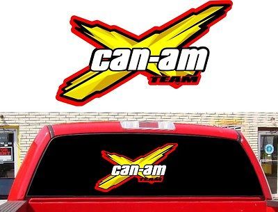 CAN AM WINDOW DECALS STICKERS LYNX BRP SKI DOO ATV SPYDER COMMANDER