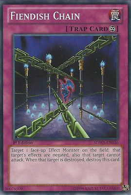 Fiendish Chain   SDWA EN036 1st Ed. Yugioh