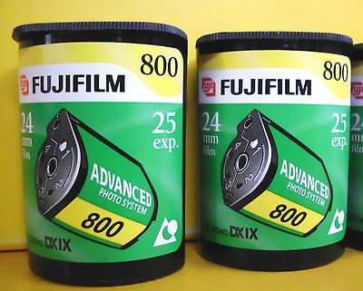 ROLLS FUJI APS NEXIA ADVANTIX FILM 800 25 ADVANCED PHOTO DZ IX240 DX