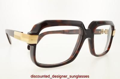 CAZAL VINTAGE EYEGLASS 607 080 80 HAVANA GOLD FRAME CLEAR AUTHENTIC