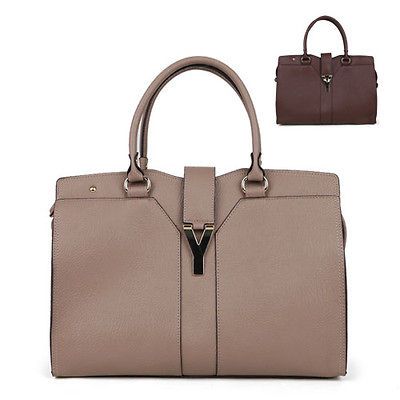 Women Girl Autum Pretty Y mark shoulder cross tote shopper HandBag