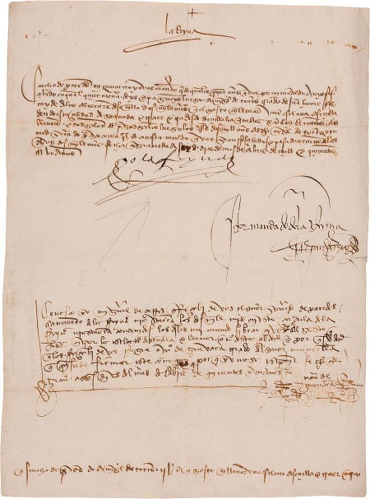 Queen Isabella I of Castile, Sponsor of Christopher Columbus, 1501 Doc