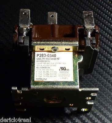 Furnace Relay Carrier Bryant Payne   24v coil 50/60 P283 0340 P2830340