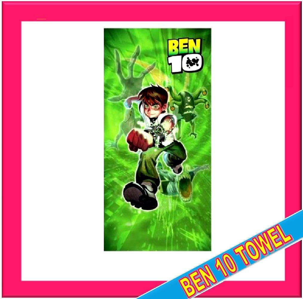 NEW BEN 10 TEN CARTOON NETWORK TOWEL BEACH BATH TOWEL 271461