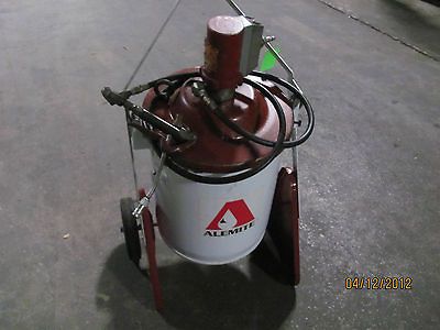 Pneumatic Logic Motor Grease Pump Gun Lube Cart 7500psi Portable