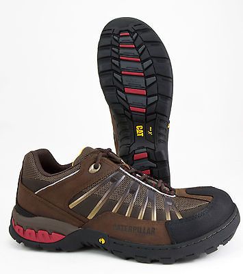 CAT (CATERPILLAR) STEEL TOE KAUFMAN SAFETY SHOE (WIDE) NIB