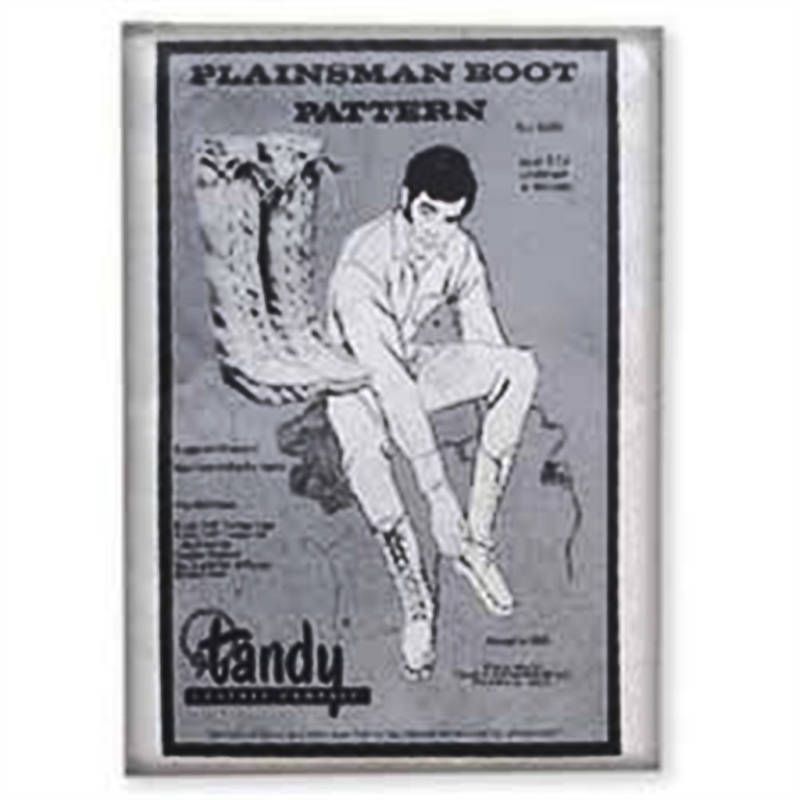 Tandy Leathercraft Plainsman Boot Pattern Pack New 62690 00