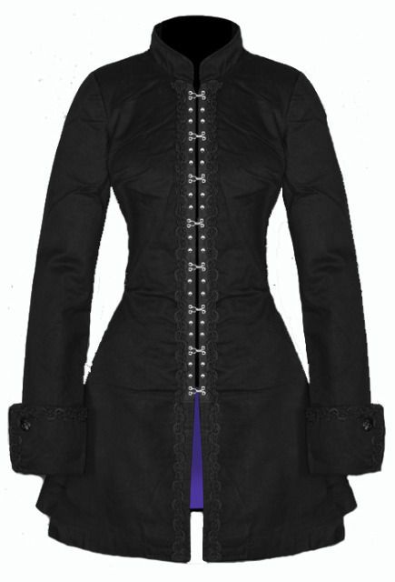 GOTH PUNK FROCK BAND JACKET STEAMPUNK UNDERWORLD ELIZABETH COAT AF6957