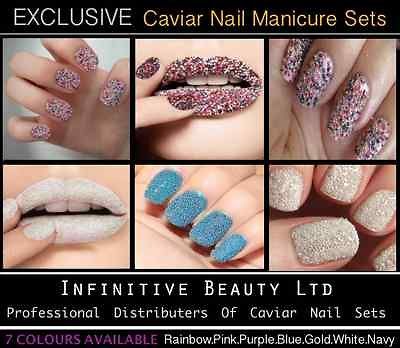 Amazing 3D Caviar Nail Polish Manicure Sets Microbeads Paint Long