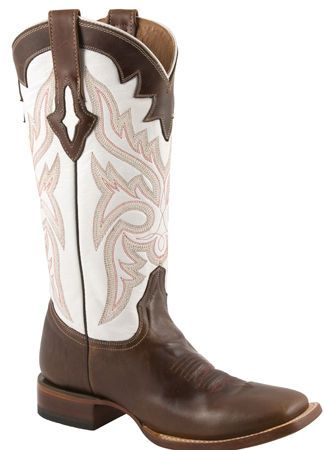 Lucchese Ladies Genuine Oil Calf Cowboy Western Boots Natural M3608