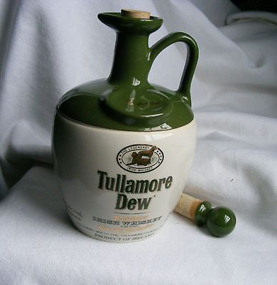 Tullamore Dew Finest Irish Whiskey 750 ml JUG Empty w/ Box and