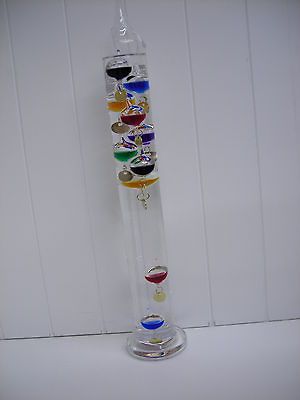 SH333 GALILEO THERMOMETER 17 INCH 66° F TO 84° F 10 SPHERES 2