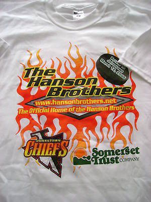 Hanson Brothers 2005 Johnstown ChiefsLG T SHIRT