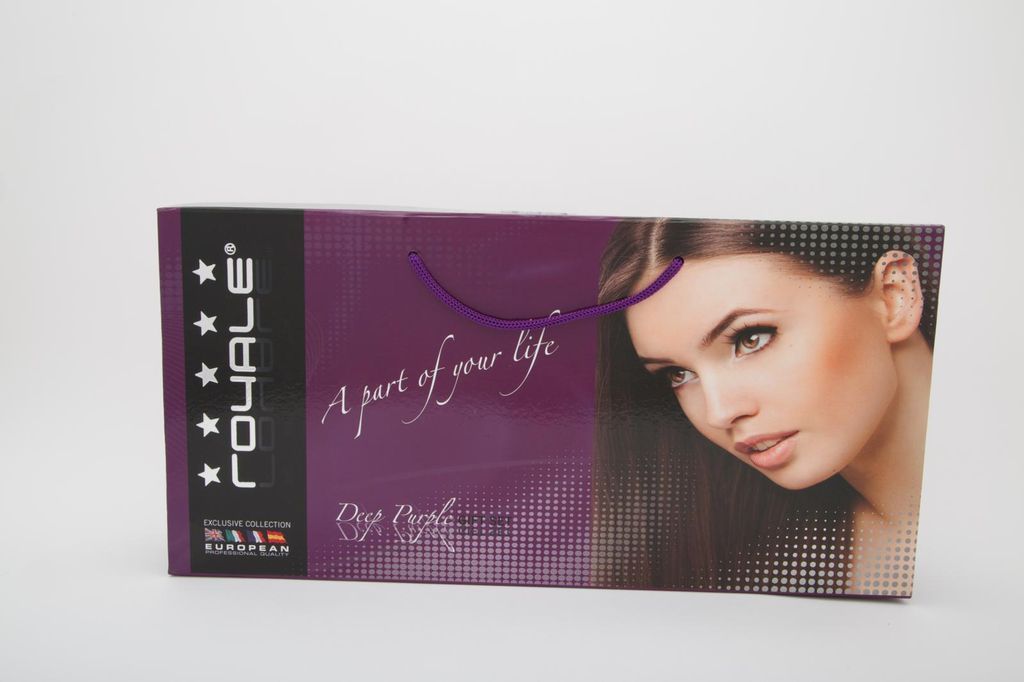 Royale Gift Set Purple Full size Flat Iron,Mini Flat Iron,Shampoo