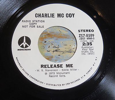 CHARLIE McCOY {1973 C&W Instrumental} hear♫ RELEASE ME