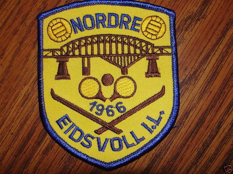 NORDRE,1966 VTG. EIDSVOLL I.L.NORWAY OLD CITY PATCH