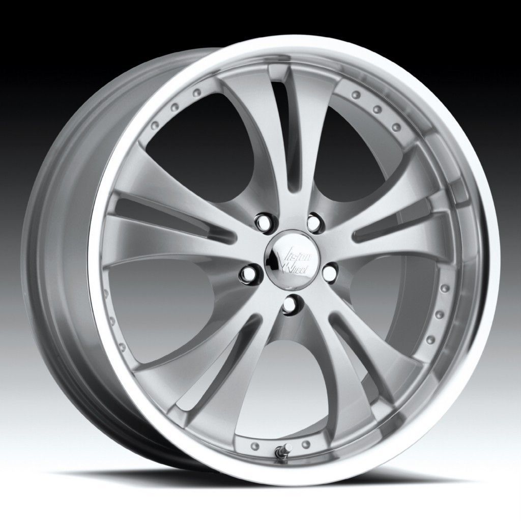 16 inch Vision Shockwave Silver Wheels Rims 5x110 +42