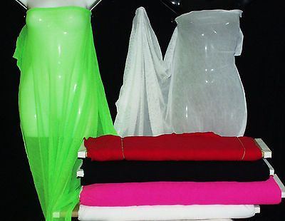 Sew Easy Net Fabric~Cotton~FN3001~Lime~Hot Pink~Black~White~Red~By the
