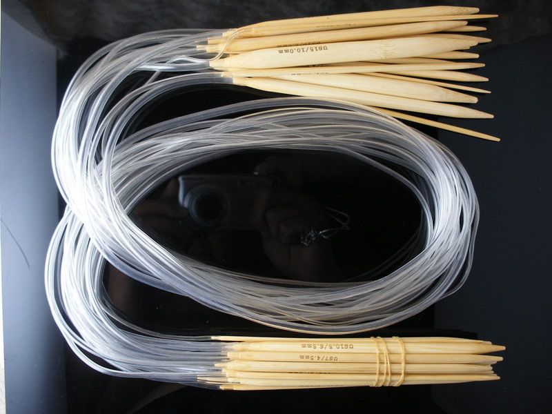 15 sizes 40 Bamboo Circular Knitting Needles US0 15