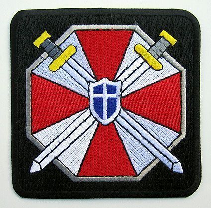 RESIDENT EVIL Umbrella Corporation Cross Swords Patch