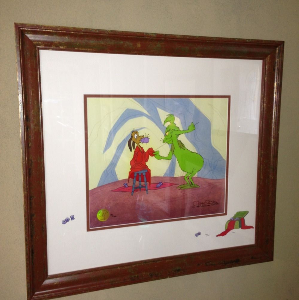 Grinch Stole Christmas CEL SIGNED by Chuck JonesJust Like St. Nick