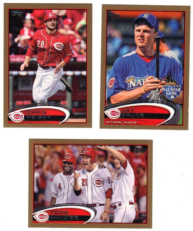 2012 Topps Update Gold Todd Frazier #/2012 Cincinnati Reds #US 275