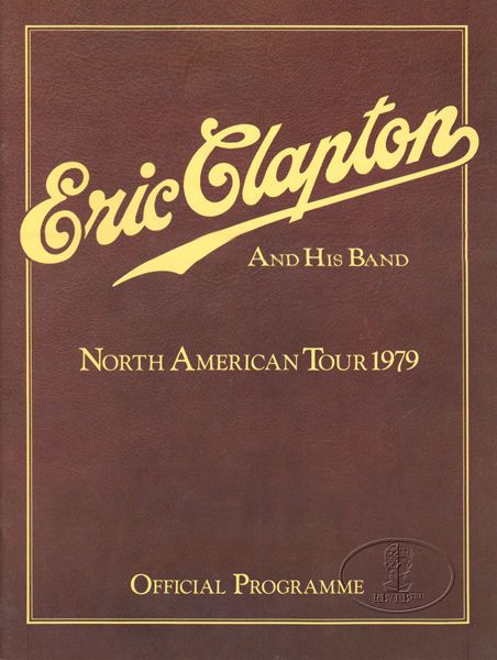 ERIC CLAPTON MUDDY WATERS 1979 Tour Concert Program Programme Cream