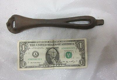 Antique Cast Iron Wood Coal Stove Lid Lifter Grate Shaker Combo Tool