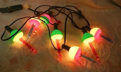 Christmas Tree Bubble Lights 6 Foot Light String Set