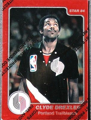  97 TOPPS FINEST REPRINT ** HOFer CLYDE DREXLER ** REPRINT 14 OF 50