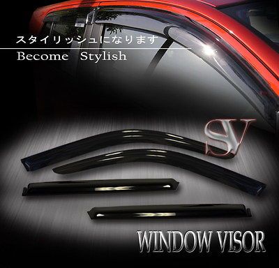 Smoke Window Vents Visor Wind Deflector Sun Shade Rain Guard 03 08