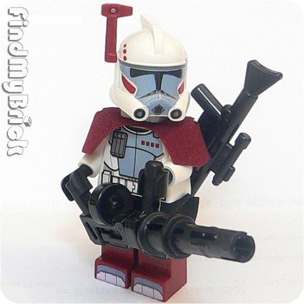 SW185FG Lego Star Wars ARC Elite Clone Trooper Minifigure & 2 Blasters