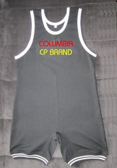 WHOLESALE LOT OF NEW 46 MEN WRESTLING/POWE R LIFTING SINGLETS   S M XL