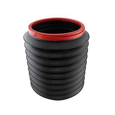 5L Portable Folding Water Bucket Plastic Container Blk