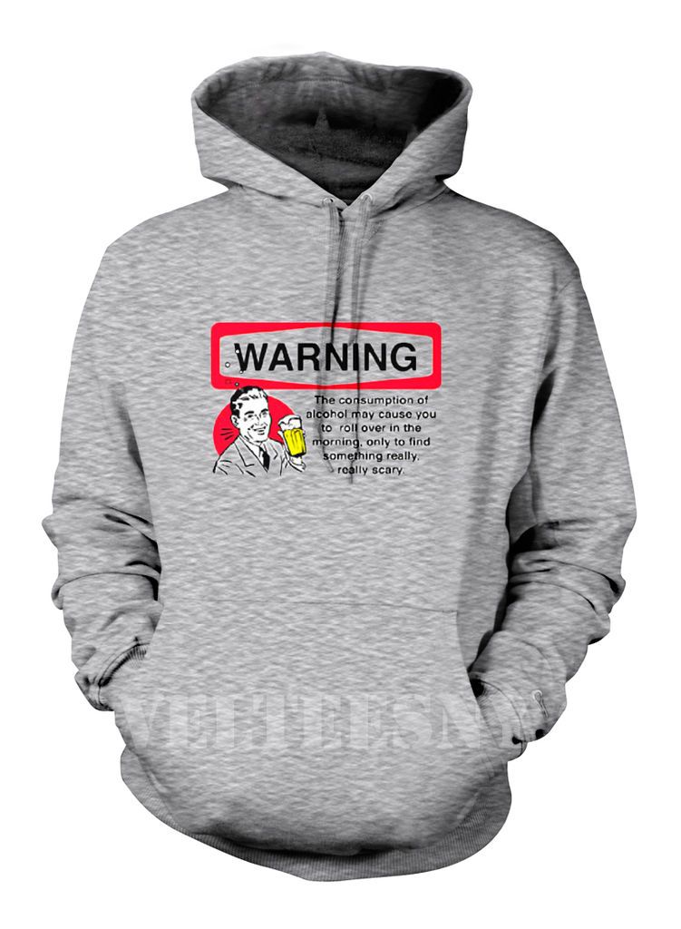 Beer Goggles  Party Bar Drunk Frat College Humor  Mens Hoodie