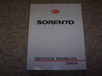 2004 Kia Sorento Factory Shop Service Repair Manual Book