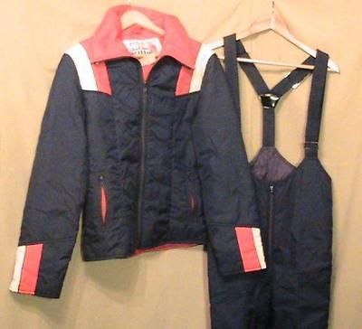 Jean Claude Killy Vintage Snow Suit Bibs Jacket Mens 38