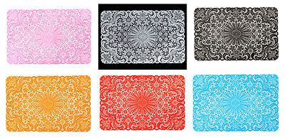 Present Time (4) Lace Placemats 18x12 Pick Color NIP