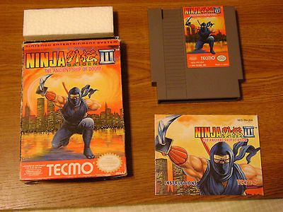 Ninja Gaiden 3 III The Ancient Ship of Doom (Nintendo, 1991) NES