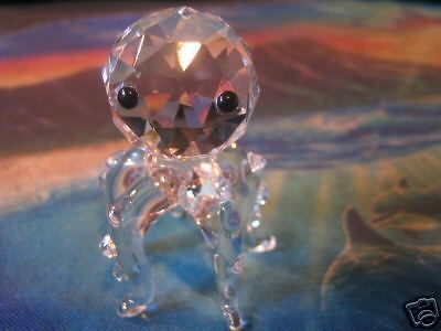 CRYSTAL OCTOPUS Collectible Figurine Julescreations Summer Ocean Sea