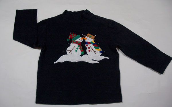 COPPER KEY WINTER SNOWMAN CHRISTMAS HOLIDAY TOP SHIRT MEDIUM M 8