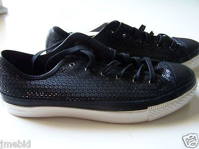 CONVERSE ALL STAR WOMENS SEQUIN TENNIS SHOES SIZE 9