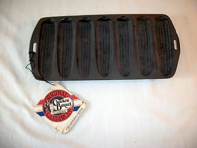 Cracker Barrel Cornstick Cornbread Pan Original Tag Care Instructions