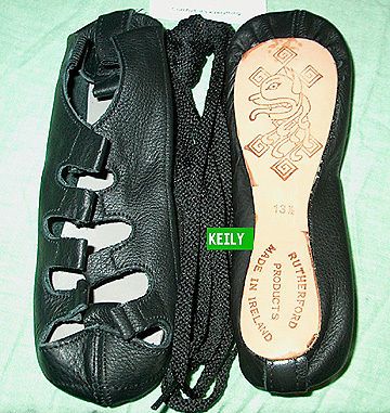 Irish Dance Shoes Rutherford Ghillies Tan Leatther