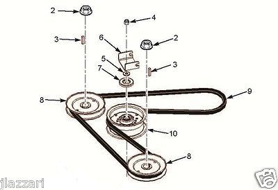 Genuine Scag Part SFW 36 Walk Behind Mower Pulley, 483324